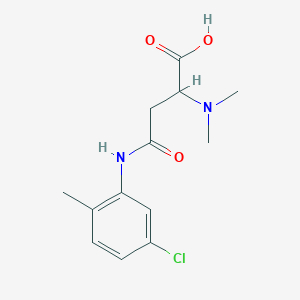 molecular formula C13H17ClN2O3 B4131043 N~4~-(5-chloro-2-methylphenyl)-N~2~,N~2~-dimethylasparagine 