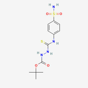 tert-butyl 2-({[4-(aminosulfonyl)phenyl]amino}carbonothioyl)hydrazinecarboxylate