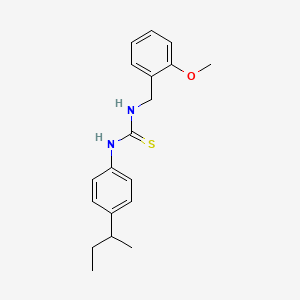 N-(4-sec-butylphenyl)-N'-(2-methoxybenzyl)thiourea