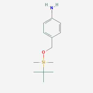 molecular formula C13H23NOSi B041311 4-((叔丁基二甲基甲硅烷氧基)甲基)苯胺 CAS No. 131230-76-7