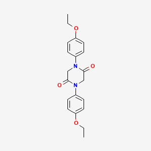 molecular formula C20H22N2O4 B4131135 1,4-bis(4-ethoxyphenyl)-2,5-piperazinedione 