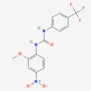 N-(2-methoxy-4-nitrophenyl)-N'-[4-(trifluoromethyl)phenyl]urea