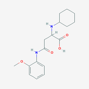 N~2~-cyclohexyl-N~4~-(2-methoxyphenyl)asparagine