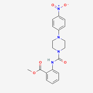 methyl 2-({[4-(4-nitrophenyl)-1-piperazinyl]carbonyl}amino)benzoate