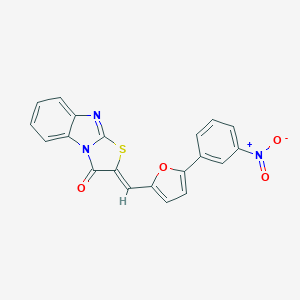 2-[(5-{3-nitrophenyl}-2-furyl)methylene][1,3]thiazolo[3,2-a]benzimidazol-3(2H)-one