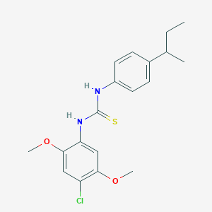 N-(4-sec-butylphenyl)-N'-(4-chloro-2,5-dimethoxyphenyl)thiourea