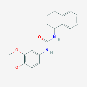 N-(3,4-dimethoxyphenyl)-N'-(1,2,3,4-tetrahydro-1-naphthalenyl)urea