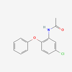 molecular formula C14H12ClNO2 B4132099 N-(5-氯-2-苯氧基苯基)乙酰胺 