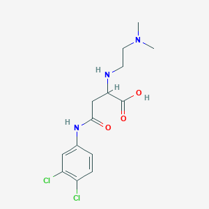 N~4~-(3,4-dichlorophenyl)-N~2~-[2-(dimethylamino)ethyl]asparagine