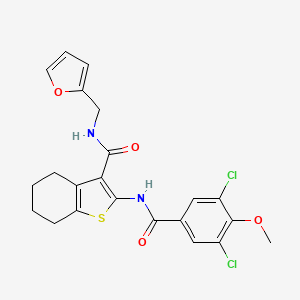 2-[(3,5-dichloro-4-methoxybenzoyl)amino]-N-(2-furylmethyl)-4,5,6,7-tetrahydro-1-benzothiophene-3-carboxamide