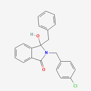 3-benzyl-2-(4-chlorobenzyl)-3-hydroxy-1-isoindolinone