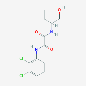 molecular formula C12H14Cl2N2O3 B4132303 N-(2,3-dichlorophenyl)-N'-[1-(hydroxymethyl)propyl]ethanediamide 