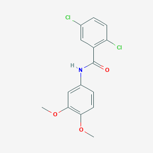 molecular formula C15H13Cl2NO3 B413245 2,5-dichloro-N-(3,4-dimethoxyphenyl)benzamide 