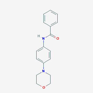 molecular formula C17H18N2O2 B413258 N-[4-(4-morpholinyl)phenyl]benzamide 