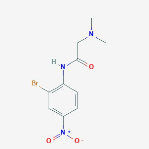 N~1~-(2-bromo-4-nitrophenyl)-N~2~,N~2~-dimethylglycinamide