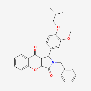 2-benzyl-1-(4-isobutoxy-3-methoxyphenyl)-1,2-dihydrochromeno[2,3-c]pyrrole-3,9-dione