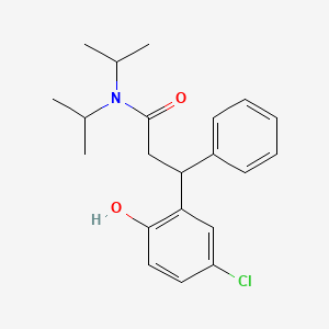 molecular formula C21H26ClNO2 B4132863 3-(5-chloro-2-hydroxyphenyl)-N,N-diisopropyl-3-phenylpropanamide 