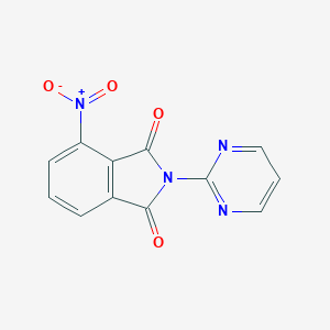 molecular formula C12H6N4O4 B413296 4-Nitro-2-pyrimidin-2-ylisoindole-1,3-dione 