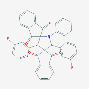 2,4-bis(3-fluorophenyl)-1-phenyl-dispiro[1H-indene-2,3'-pyrrolidine-5',2''-(1''H)-indene]-1,1'',3,3''(2H,2''H)-tetrone