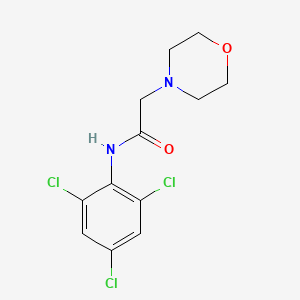 2-(4-morpholinyl)-N-(2,4,6-trichlorophenyl)acetamide
