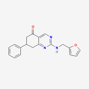 2-[(2-furylmethyl)amino]-7-phenyl-7,8-dihydro-5(6H)-quinazolinone