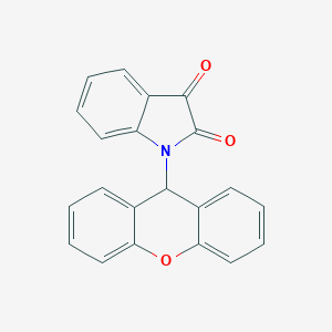 molecular formula C21H13NO3 B413321 1-(9H-xanthen-9-yl)indole-2,3-dione CAS No. 297743-10-3