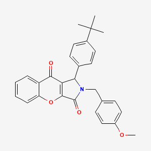 1-(4-tert-butylphenyl)-2-(4-methoxybenzyl)-1,2-dihydrochromeno[2,3-c]pyrrole-3,9-dione