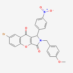 7-bromo-2-(4-methoxybenzyl)-1-(4-nitrophenyl)-1,2-dihydrochromeno[2,3-c]pyrrole-3,9-dione