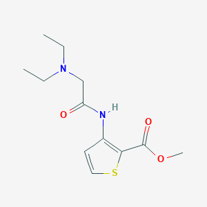 methyl 3-[(N,N-diethylglycyl)amino]-2-thiophenecarboxylate