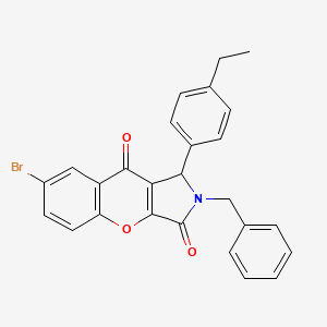 2-benzyl-7-bromo-1-(4-ethylphenyl)-1,2-dihydrochromeno[2,3-c]pyrrole-3,9-dione