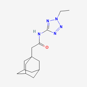 2-(1-adamantyl)-N-(2-ethyl-2H-tetrazol-5-yl)acetamide