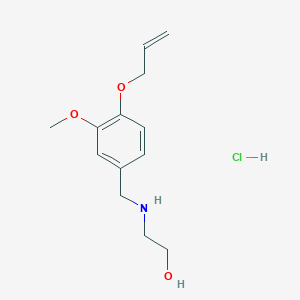 2-{[4-(allyloxy)-3-methoxybenzyl]amino}ethanol hydrochloride