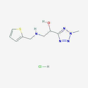 1-(2-methyl-2H-tetrazol-5-yl)-2-[(2-thienylmethyl)amino]ethanol hydrochloride