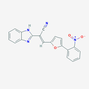 2-(1H-benzimidazol-2-yl)-3-(5-{2-nitrophenyl}-2-furyl)acrylonitrile