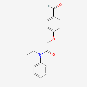 N-ethyl-2-(4-formylphenoxy)-N-phenylacetamide
