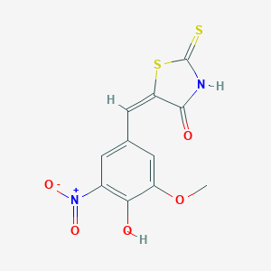 5-{4-Hydroxy-3-nitro-5-methoxybenzylidene}-2-thioxo-1,3-thiazolidin-4-one