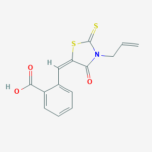 2-(3-Allyl-4-oxo-2-thioxothiazolidin-5-ylidenemethyl)-benzoic acid