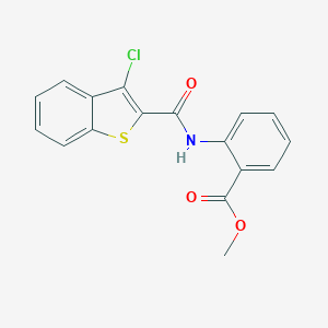 Methyl 2-{[(3-chloro-1-benzothien-2-yl)carbonyl]amino}benzoate