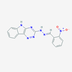 2-nitrobenzaldehyde 5H-[1,2,4]triazino[5,6-b]indol-3-ylhydrazone