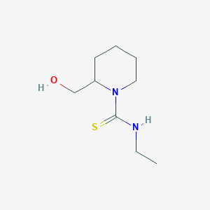 molecular formula C9H18N2OS B4133847 N-ethyl-2-(hydroxymethyl)-1-piperidinecarbothioamide 