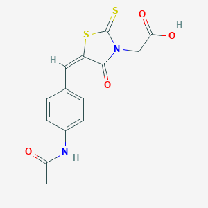 [5-(4-Acetylamino-benzylidene)-4-oxo-2-thioxo-thiazolidin-3-yl]-acetic acid
