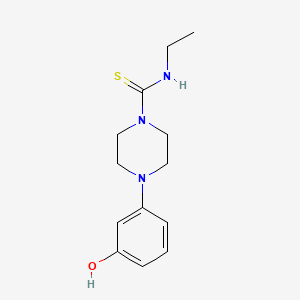 N-ethyl-4-(3-hydroxyphenyl)-1-piperazinecarbothioamide