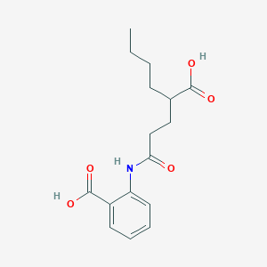 2-[(4-carboxyoctanoyl)amino]benzoic acid