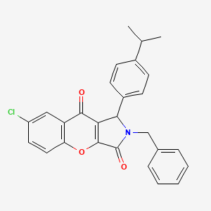 2-benzyl-7-chloro-1-(4-isopropylphenyl)-1,2-dihydrochromeno[2,3-c]pyrrole-3,9-dione