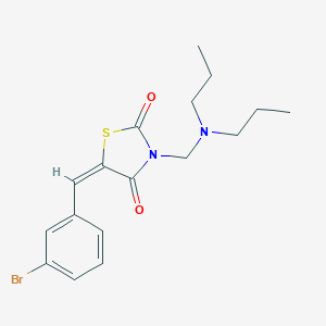 5-(3-Bromobenzylidene)-3-[(dipropylamino)methyl]-1,3-thiazolidine-2,4-dione