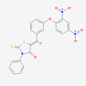 5-(3-{2,4-Dinitrophenoxy}benzylidene)-3-phenyl-2-thioxo-1,3-thiazolidin-4-one