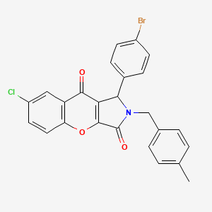 1-(4-bromophenyl)-7-chloro-2-(4-methylbenzyl)-1,2-dihydrochromeno[2,3-c]pyrrole-3,9-dione