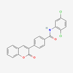 N-(2,5-dichlorophenyl)-4-(2-oxo-2H-chromen-3-yl)benzamide