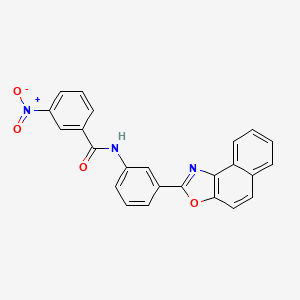 N-(3-naphtho[1,2-d][1,3]oxazol-2-ylphenyl)-3-nitrobenzamide