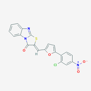 2-{[5-(2-chloro-4-nitrophenyl)-2-furyl]methylene}[1,3]thiazolo[3,2-a]benzimidazol-3(2H)-one